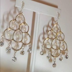 Premier Designs Pearl Chandelier Earrings